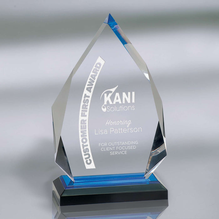 Acrylic Blue Diamond Award