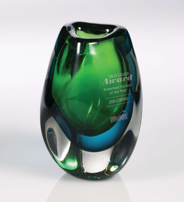 Green Emerald Bud Vase