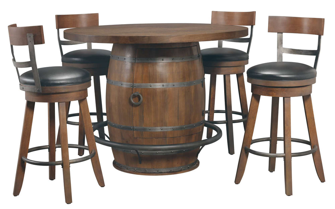 Whiskey Barrel Bar Stool