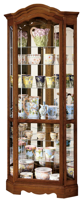 Jamestown II Corner Curio Cabinet