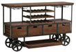 695324 Budge Wine and Bar Cart