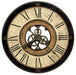 625542 Brass Works Wall Clock